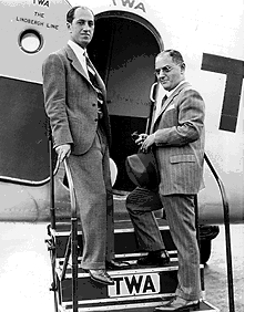 George and Ira via Plane